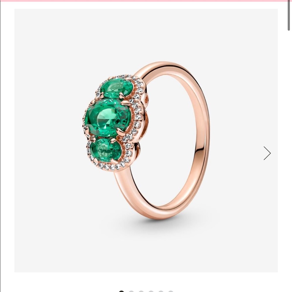 Pandora Three Stone Vintage Ring